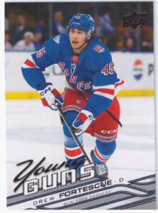 2026/27 Upper Deck Series 1 – Drew Fortescue New York Rangers 239