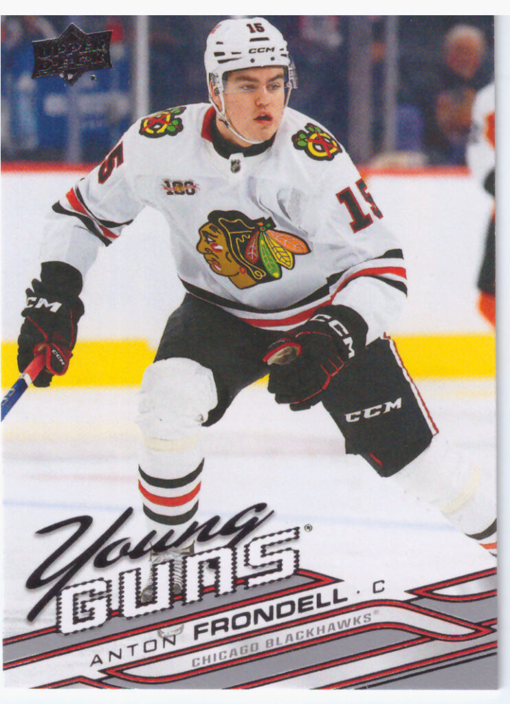 2026/27 Upper Deck Series 1 – Anton Frondell Chicago Blackhawks 201