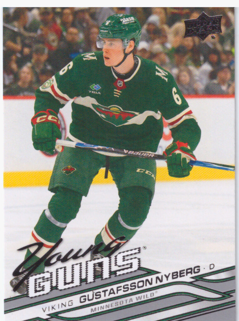 2026/27 Upper Deck Series 1 – Viking Gustafsson Nyberg Minnesota Wild 226