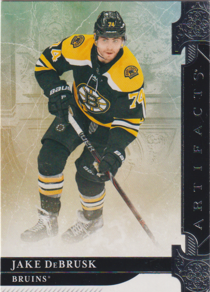 2019/20 Artifacts – Jake DeBrusk Boston Bruins 86