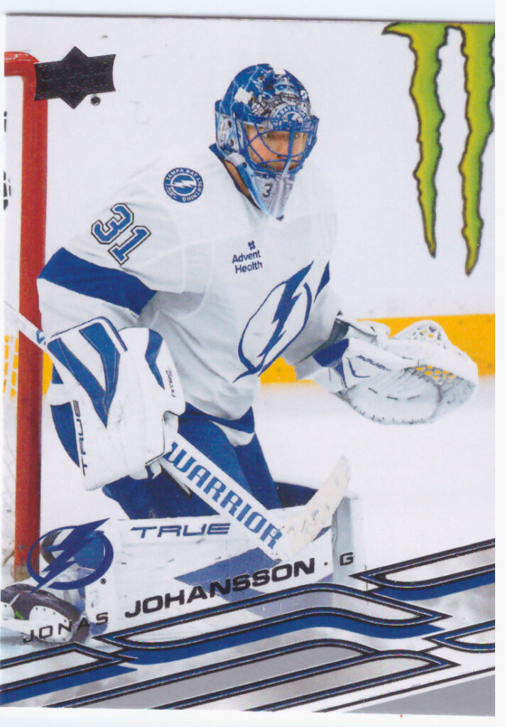 2026/27 Upper Deck Series 1 – Jonas Johansson Tampa Bay Lightning 159