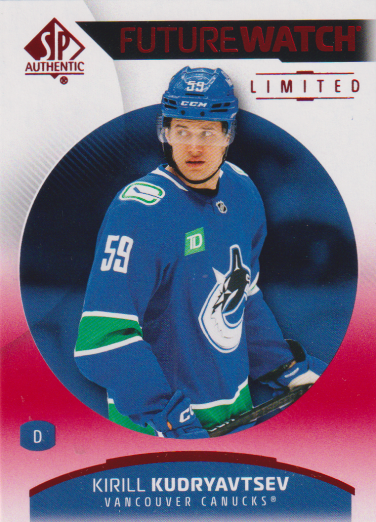 2025/26 SP Authentic – Kirill Kudryavtsev Vancouver Canucks 148