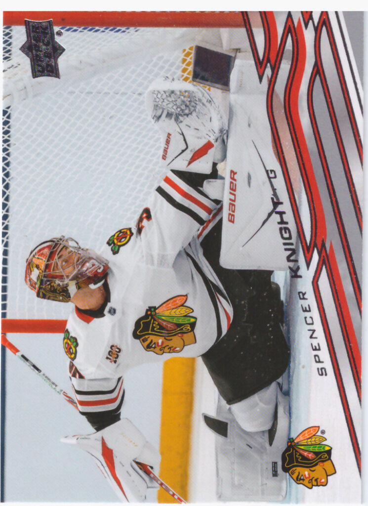 2026/27 Upper Deck Series 1 – Spencer Knight Chicago Blackhawks 35