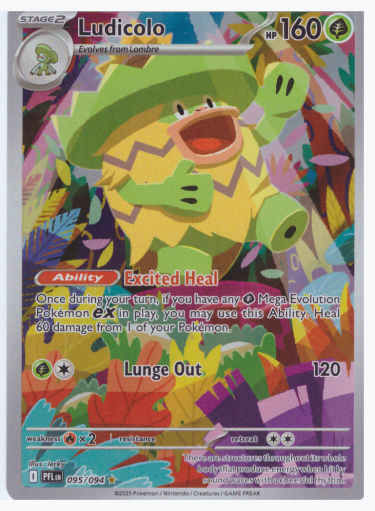 Mega Evolution 2: Phantasmal Flames – Ludicolo 095
