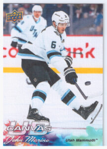 2026/27 Upper Deck Series 1 – John Marino Utah Mammoth C54