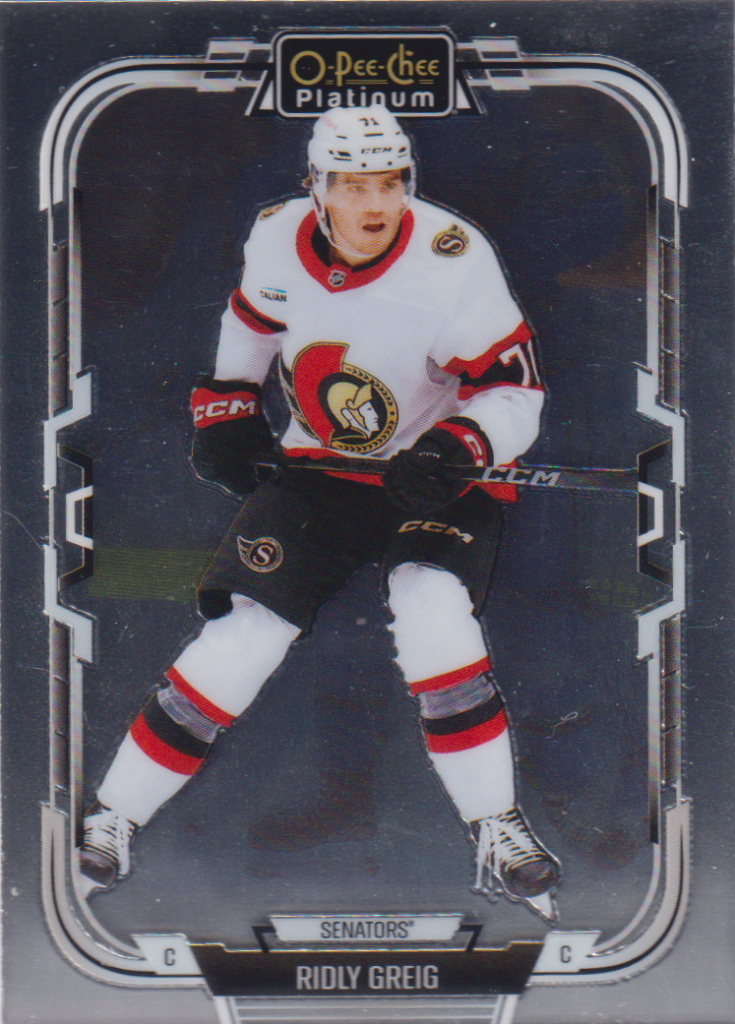 2025/26 O-Pee-Chee Platinum – Ridly Greig Ottawa Senators 39