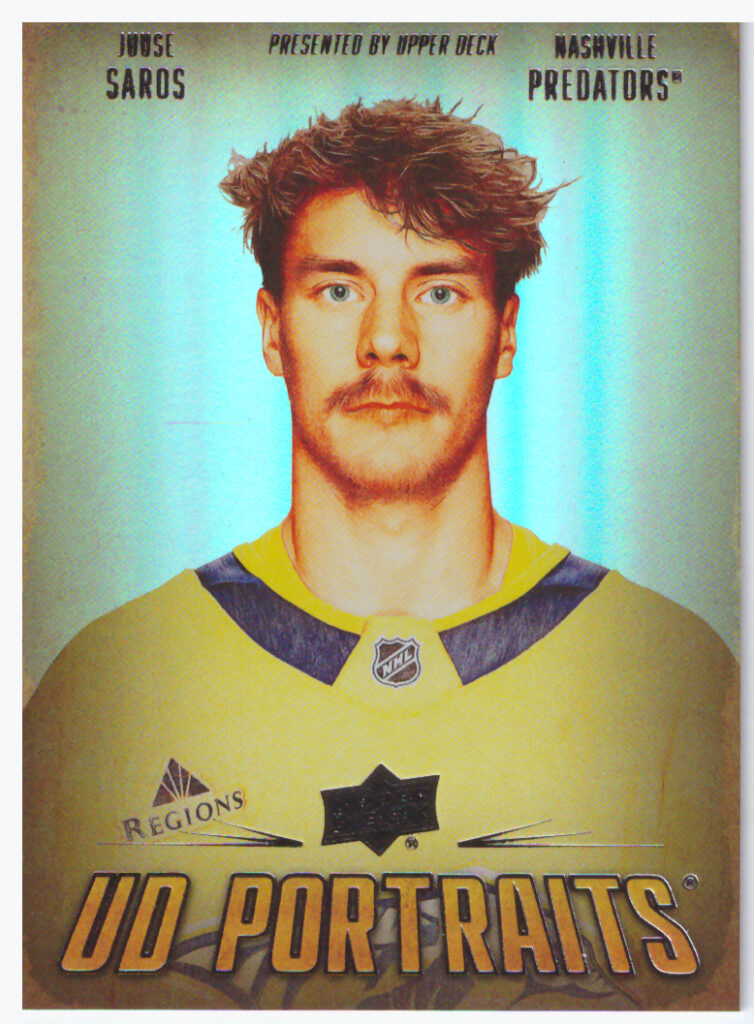 2026/27 Upper Deck Series 1 – Juuse Saros Nashville Predators P14