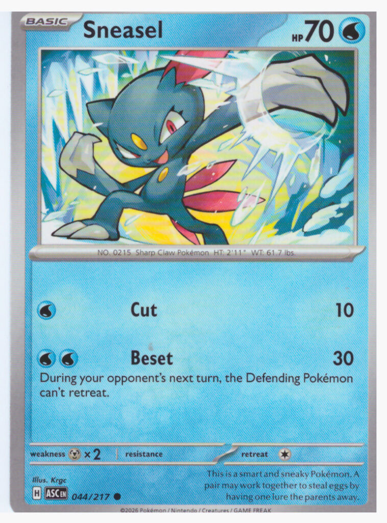 Mega Evolution 2.5: Ascended Heroes – Sneasel 044