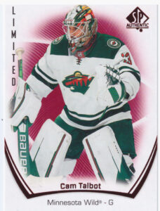 2021/22 SP Authentic – Cam Talbot Minnesora Wild 7