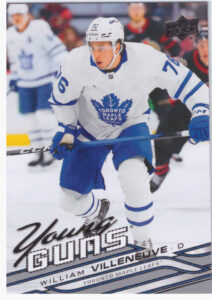 2026/27 Upper Deck Series 1 – William Villeneuve Toronto Maple Leafs 208