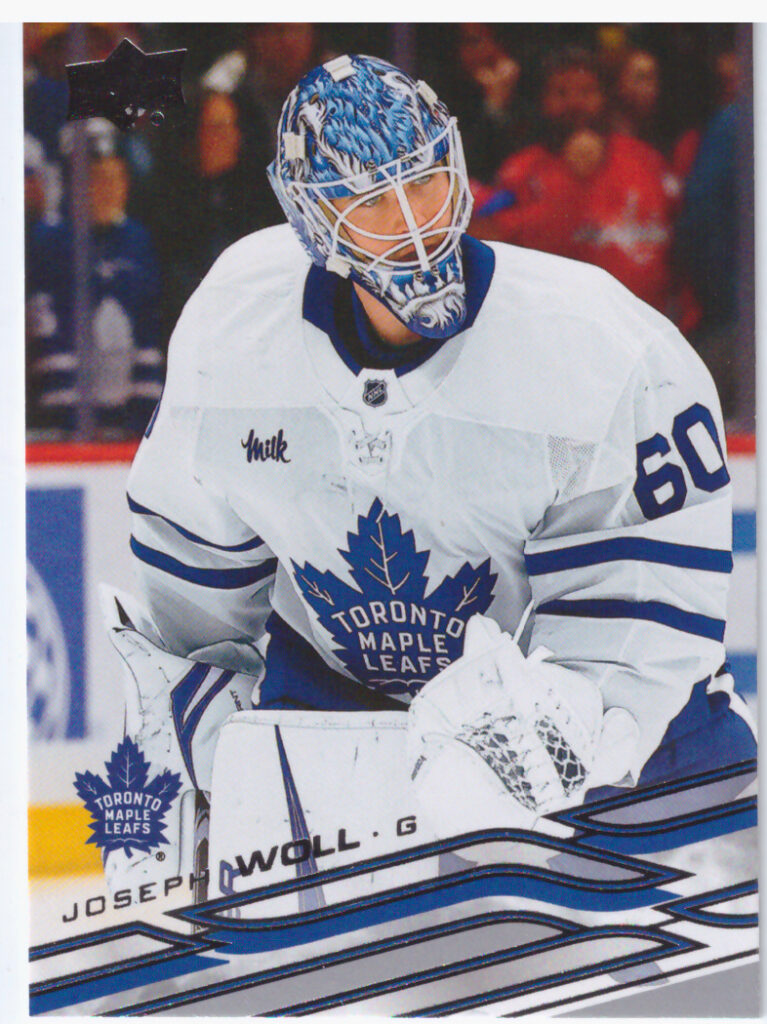 2026/27 Upper Deck Series 1 – Joseph Woll Toronto Maple Leafs 163