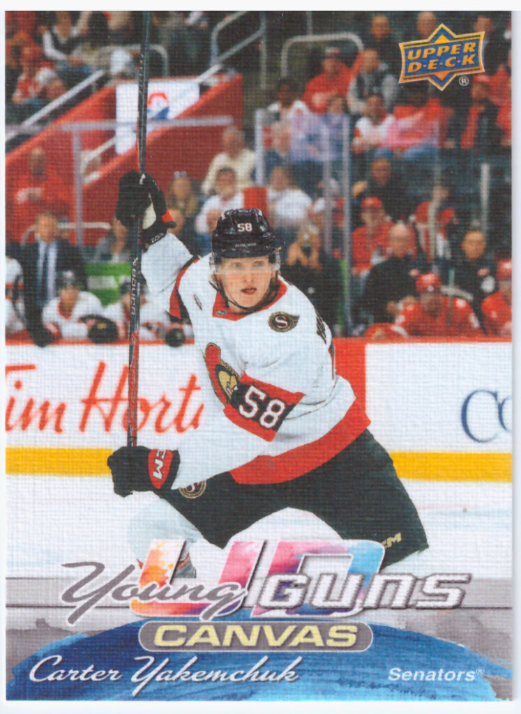 2026/27 Upper Deck Series 1 – Carter Yakemchuk Ottawa Senators C91