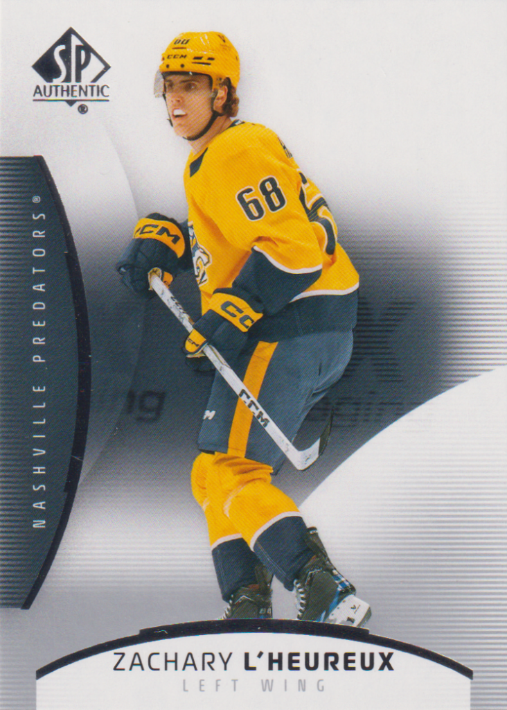2025/26 SP Authentic – Zachary L´Heureux Nashville Predators 3